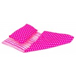 Patut Alb cu balans pentru papusi cu lenjerie -Patut balansoar din lemn